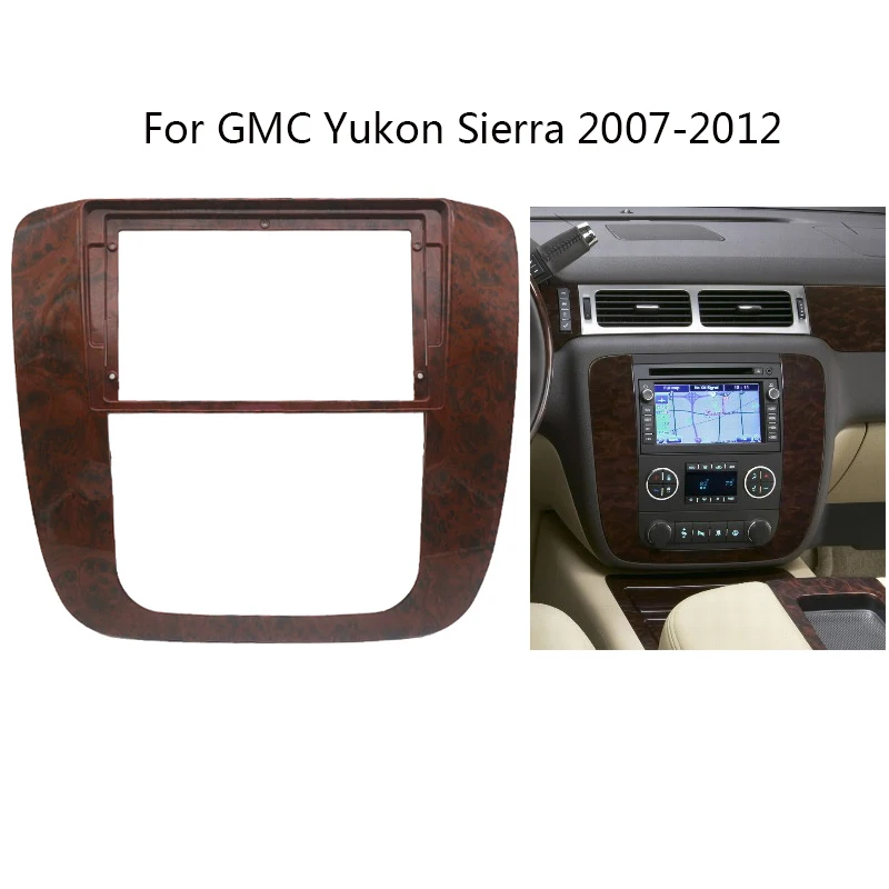 

Android Car Radio Frame Kit For GMC 2007-2012 Yukon Sierra Auto Multimedia Player Refit Dash Fascia Bezel Faceplate