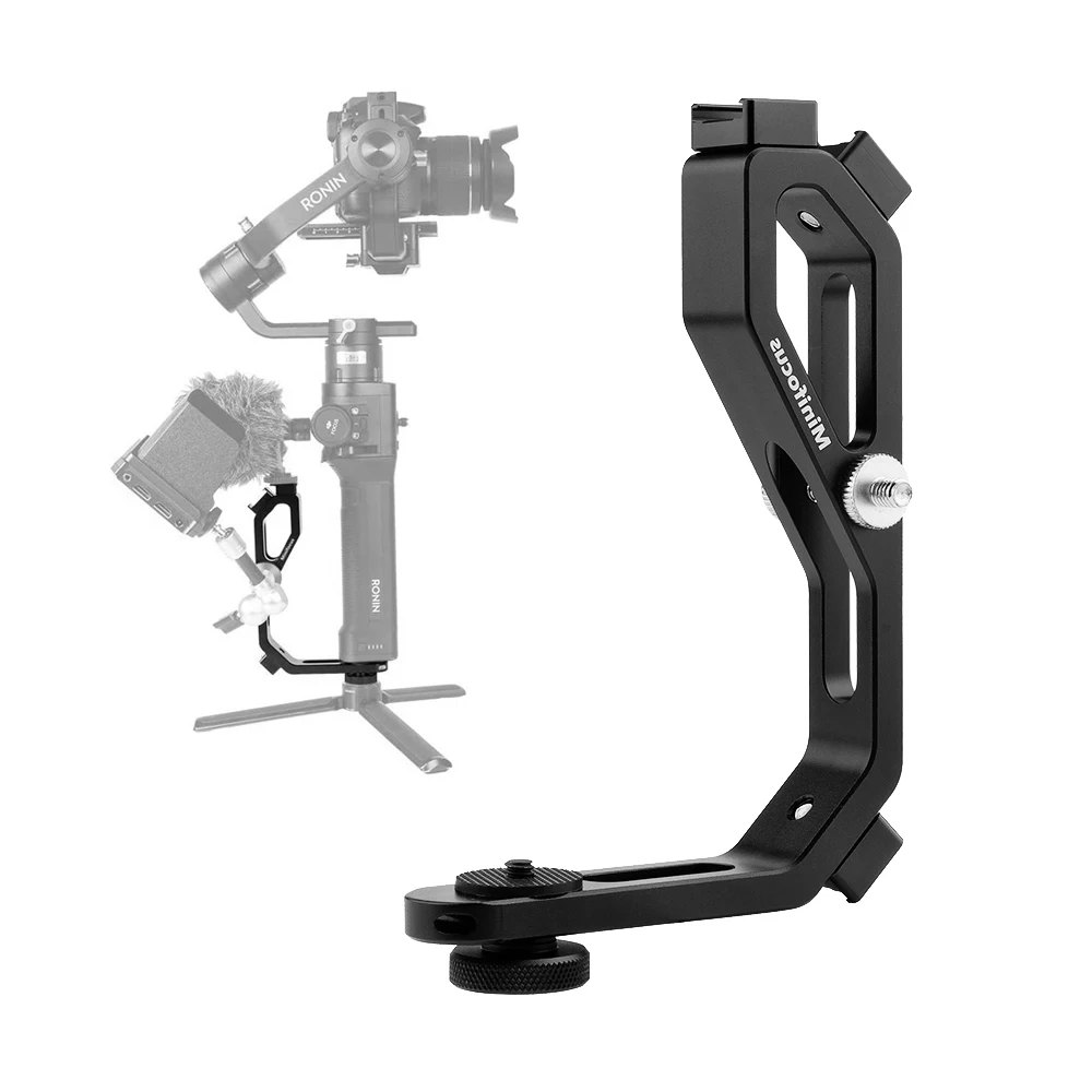

Stabilizer L-Type Bracket Stand Handle Grip Mic Led Light Monitor Mount for Zhiyun Crane 2 DJI Ronin S SC RS 2 3 Weebill Gimbal