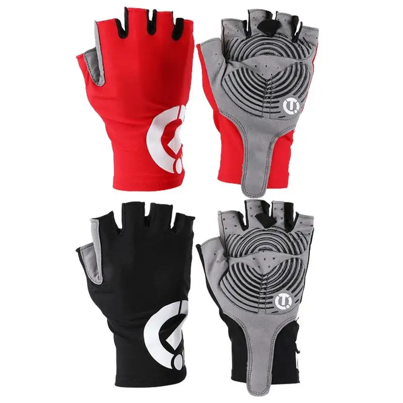 

Cycling Gloves For Women Damping Mountain Bike Gloves Breathable Half Finger Anti-slip Gloves Absorb Sweat Anti-Cocooning