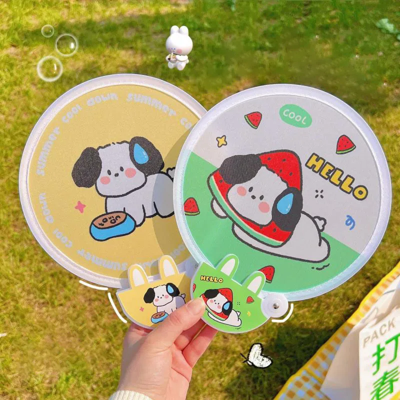 

Sanrio Kawaii Ins Folding Fan Pochacco Cartoon Mini Cloth Fan Portable Small Fan Folding Fan with Handle Portable and Compact