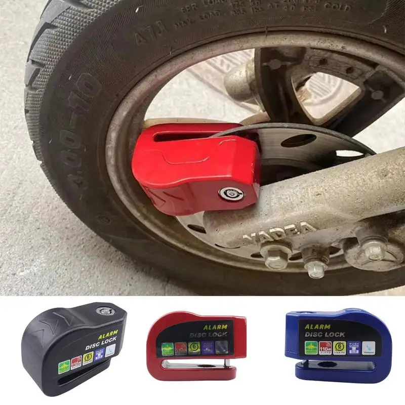 

Alarm Disc Lock Aluminum Alloy Motorcycle Scooter Wheel Disc Brake Alarm Lock Safety Protection Padlock Disc Motorcycle Accessor