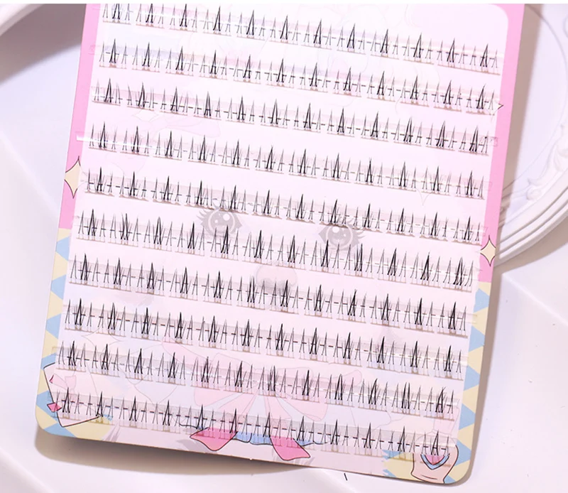 Description Picture 5 of itemSweet Sunflower lower lashes cat eye lashes elf makeup V-shaped under eyelash Natural bottom eyelashes lash extensions