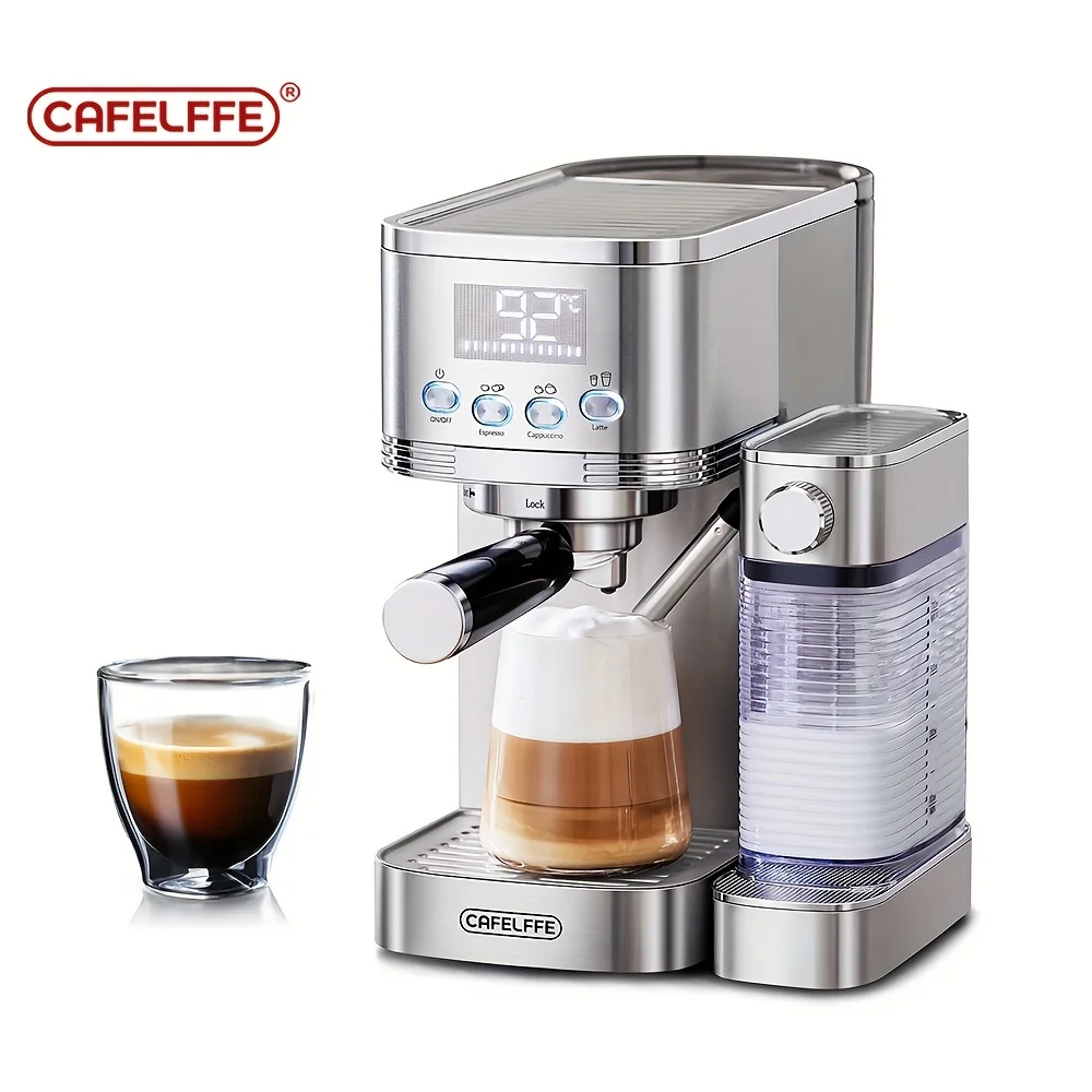 hibrew home coffee machineItalian Espresso Self-Cleaning Function For Home Office Use machine coffee돌체라떼 2
