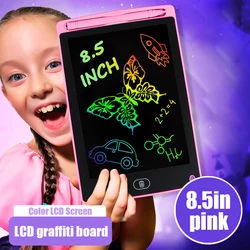 Colorful LCD Graphic Drawing Tablet for Kids - Creative Gift for Birthdays, Christmas, and Travel (8.5INCH Pink)