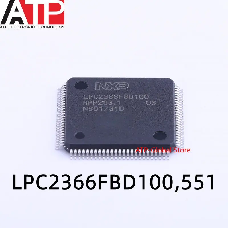 

Микроконтроллер диагональю 1-50 шт., LPC2366FBD100,551 LQFP-100 2366FBD100, процессор с одним чипом, микрокомпьютер, новый оригинальный