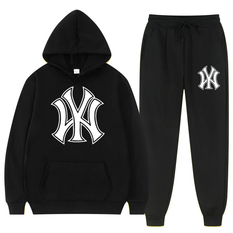

Two Piece Sets Casual Tracksuit Women Hooded Pullover Hoodies and Pants Suit Outfits Female Sweatshirts Autumn Spring Tracksuits