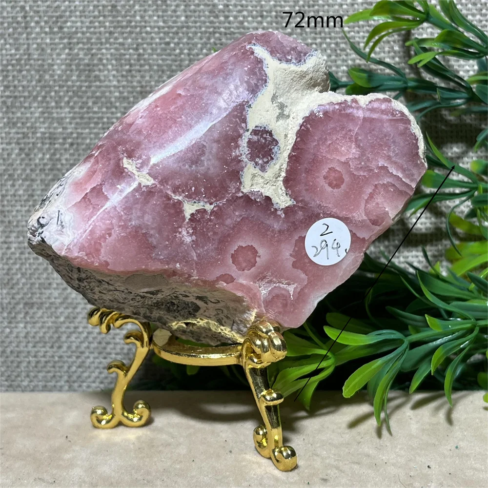 Nat rlicher Kristall Rhodochrosit Stein Probe rohe Sch nheit nat-rlicher-kristall-rhodochrosit-stein-probe-rohe-sch-nheit