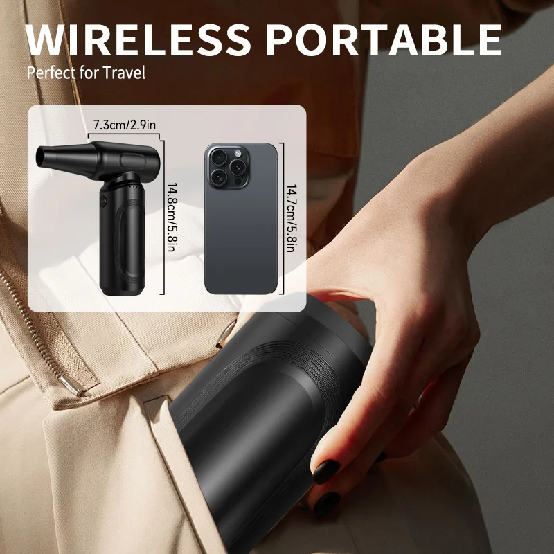 portable electronics cleaning blower