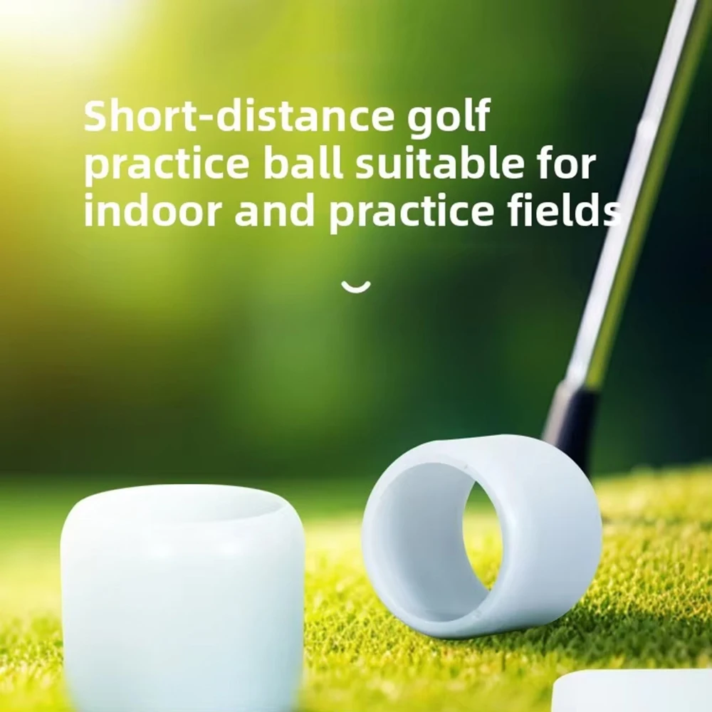 Golf Ball Short Distance Golf Practice Balls Plastic Durable Golf Training Aid for Indoor Outdoor Practice Golf Sports Supplies