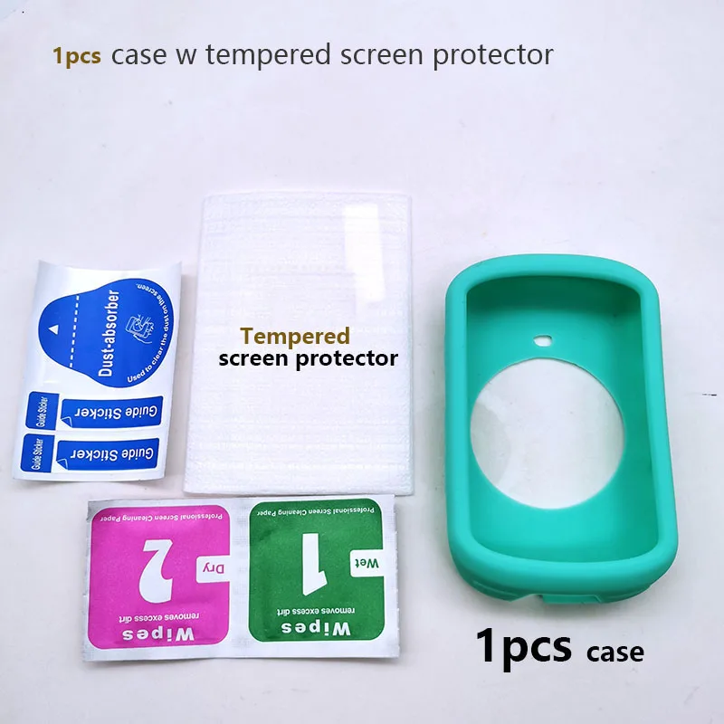 Silicone Rubber Bike Computer Protective Case with Screen Protector