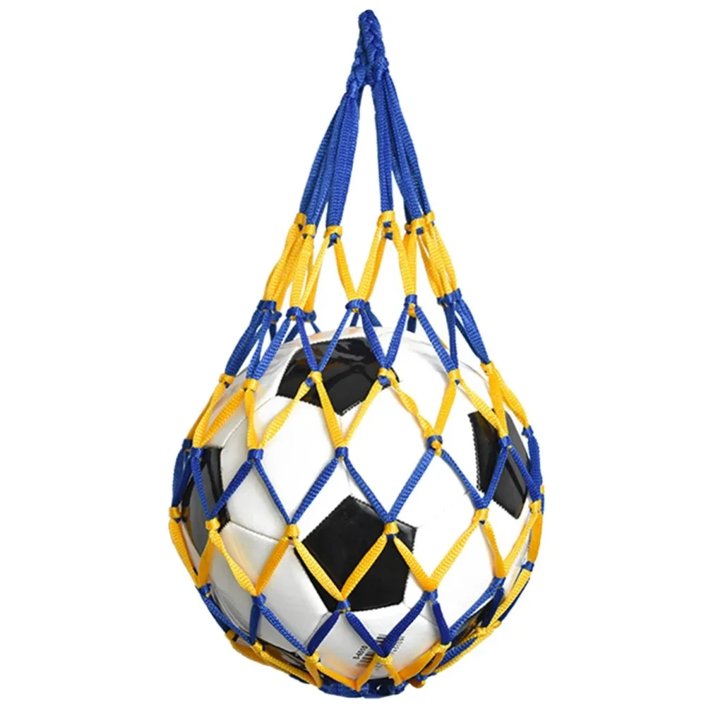 Basketball Nylon Net Bag Multi-purpose Sports Training Football Portable Net Bag For Storing Various Balls In Volleyball
