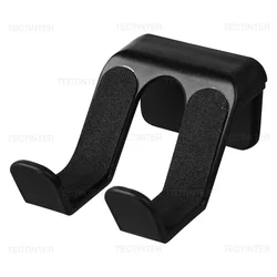 Gaming Controller and Headset Wall Mount Bracket - Universal Storage Solution (Black)