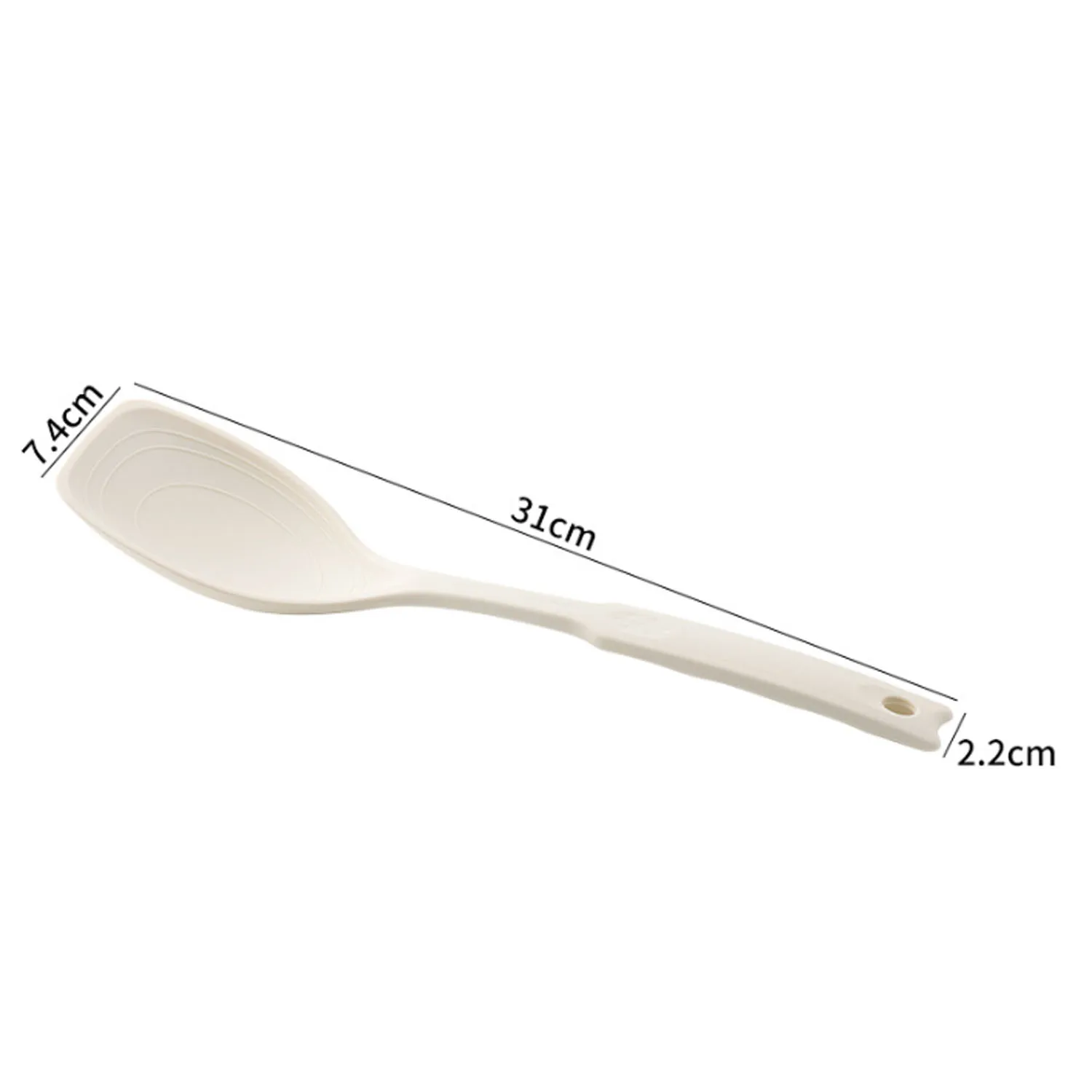 Spot Two-in-one Silicone Spatula Spoon High Temperature Resistant Non-stick Pan Special Cooking Shovel Silicone Shovel Kitchen