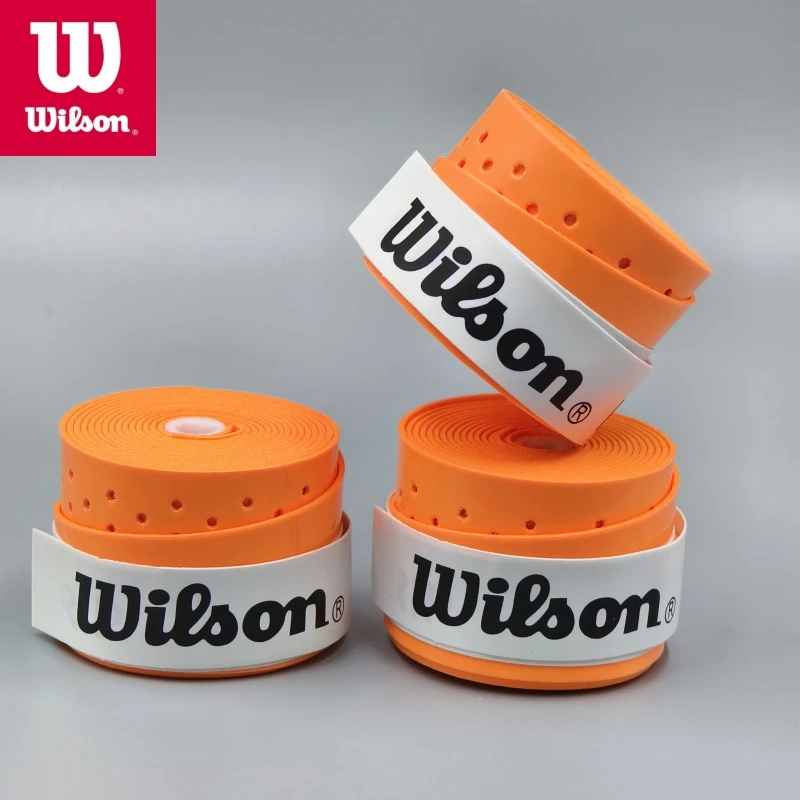 Wilson Racket Grip Sticky Badminton Tennis Racket Hand Rubber Sleeve Non-slip Tennis Grip Badminton Grip 8/16/32/62/82/162 tennis racket overgrip