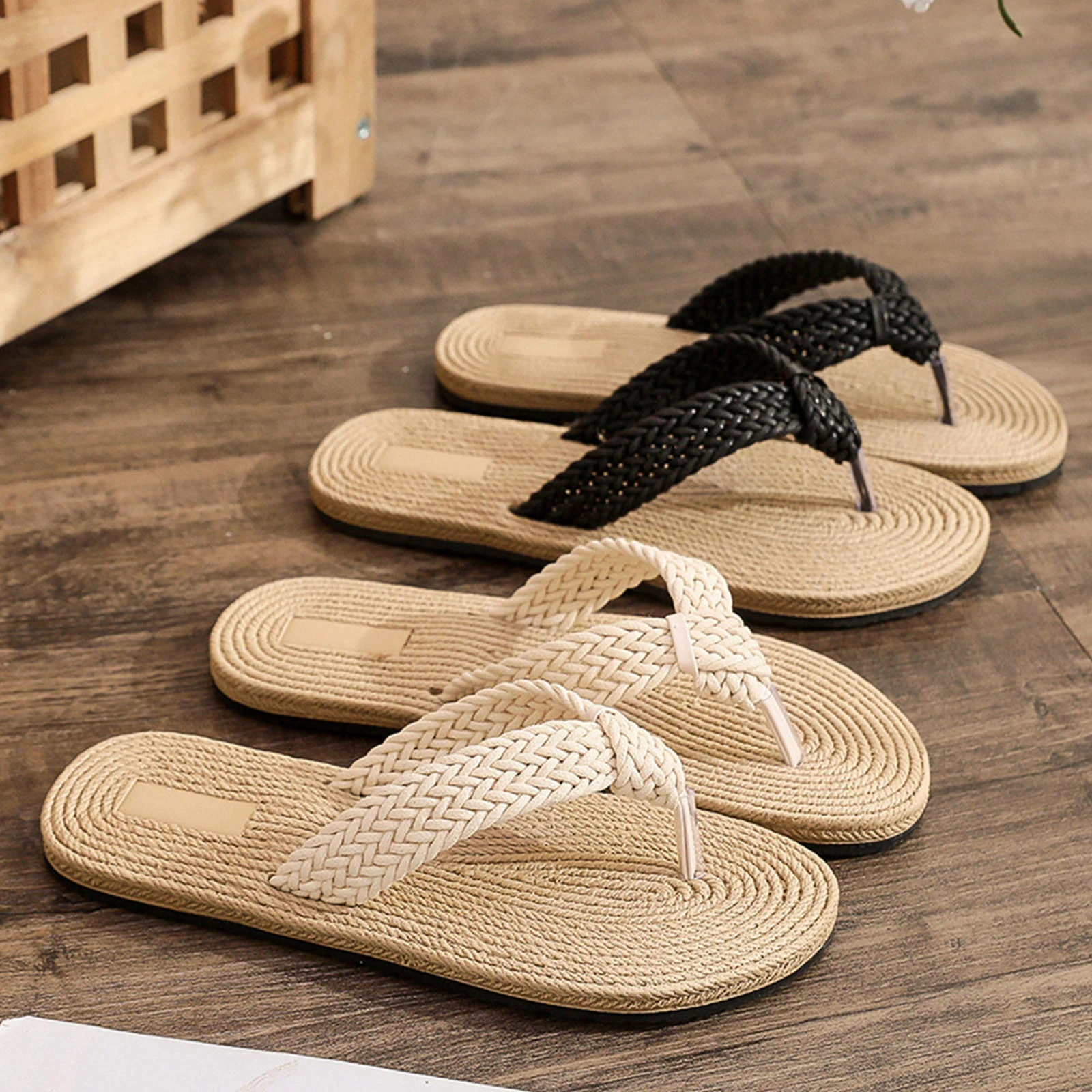 Women Flip Flop Summer New Pattern Fashion Flip Flop Wide Flip Flops