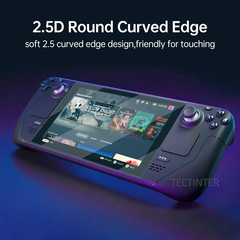 Screen Protector 9H Tempered Glass Anti-Scratch for Steam Deck