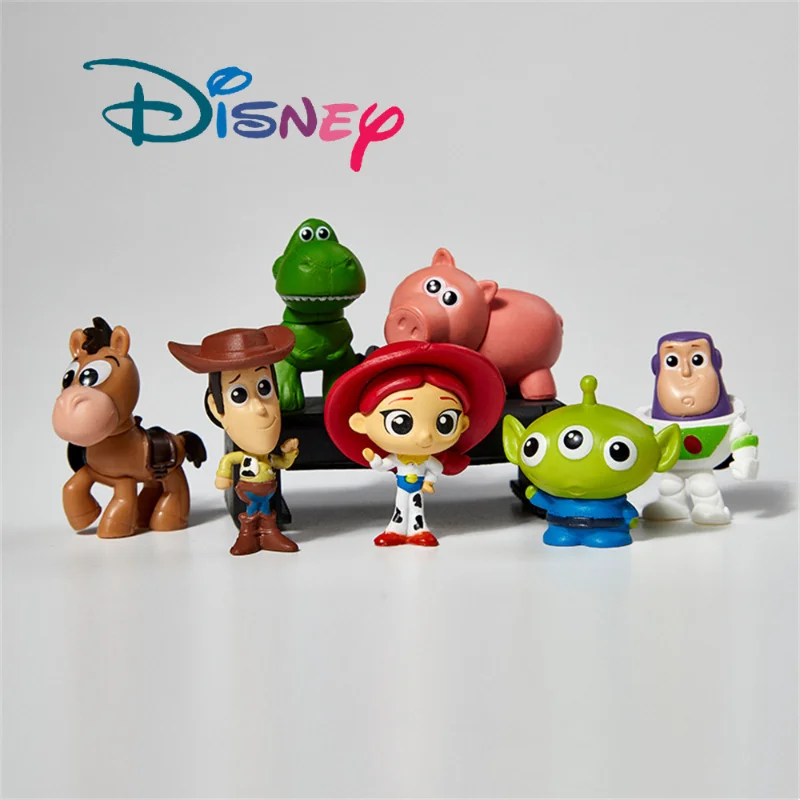 Disney Toy Story Buzz Lightyear Anime Cartoon 3D Doll Model Figurine Toys Family Desktop Gift 1 Pz A Caso