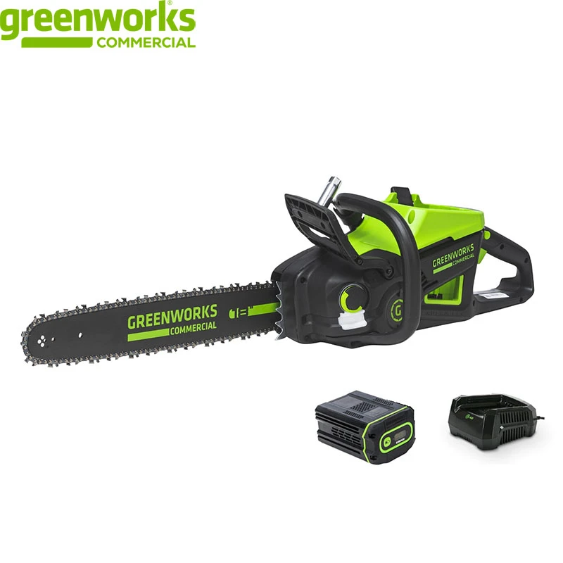 GreenWorks 82V 82CS27-4DP 2700W equivalent to 55cc Gasoline chainsaw 18 ...