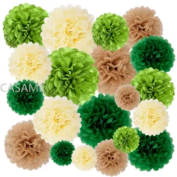 Tissue Paper Pom Poms 1
