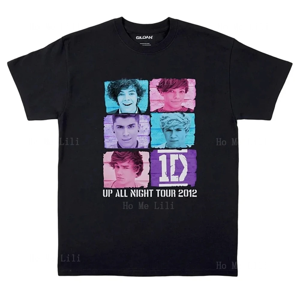 T-Shirt 1D Top Band Fans Up All Night Tour Tee
