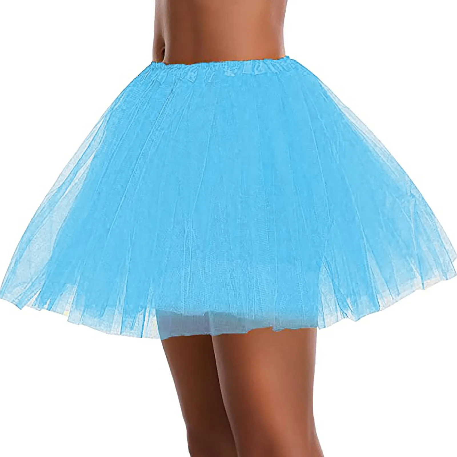 

Fringe Skirt Womens Pleated Short Skirt Adult Tutu Dancing Skirt 3 Layered Ruched Pencil Skirt High Waist