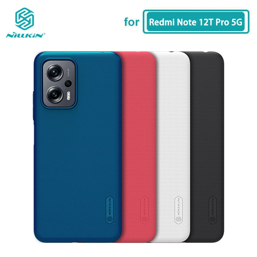 Redmi Note 12T Pro Case Nillkin Super Glassato Shield Hard Pc Cover Posteriore Per Xiaomi Redmi Note12T Pro 5G