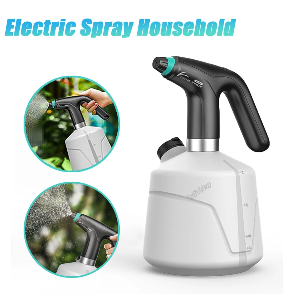 

2L Agricultural Electric Spray Household Automatic Water Spray Disinfection Spray Garden Irrigation Tools Electric Watering Can