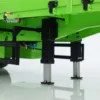 NEW 1/14 Metal Semi Trailer 3 Axles Manual Lifting Legs Lights for RC Tractor Truck DIY TAMIYAYA Lorry Model RC Dump Truck Toys 4
