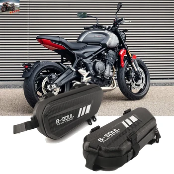 Accessori per Triumph Trident 660 Speed Triple / R Scrambler Tiger 800 900 Borsa laterale triangolare con guscio rigido impermeabile 1