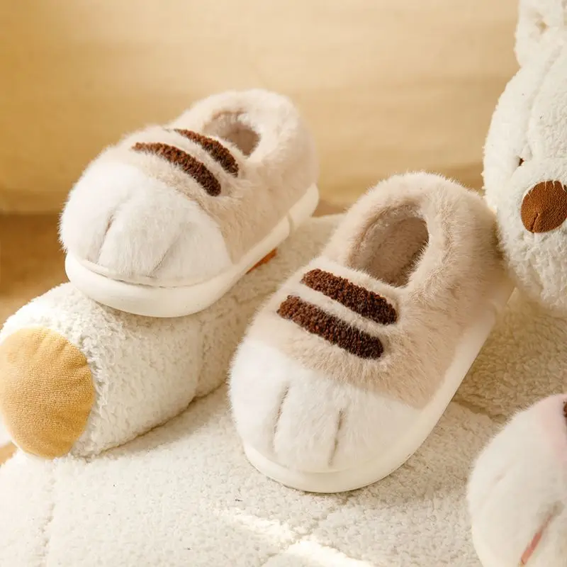 Pantofole Donna Pantofole Zampe Nuove Pantofole Pelose Con Zampa