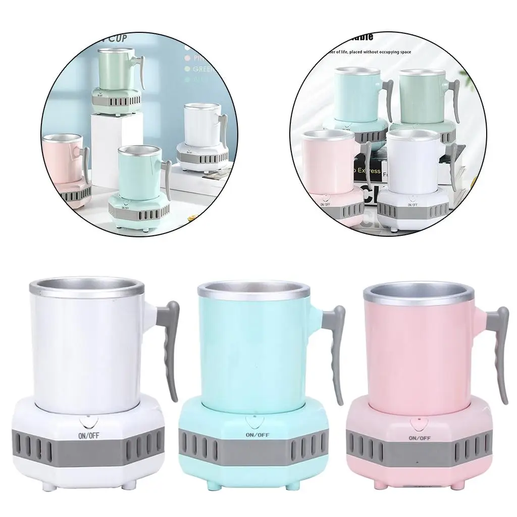 Electric Summer Drink Cooler Kettle Drink Chiller Portable Quick Electric Beverage Cup Cooler Ice Making for Milk Coffee