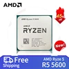 AMD new Ryzen 5 5600 amd R5 5600 pc gamer cpu 65W DDR4 Desktop Accessories Processor Support Gaming CPU Socket AM4 no cooler 1