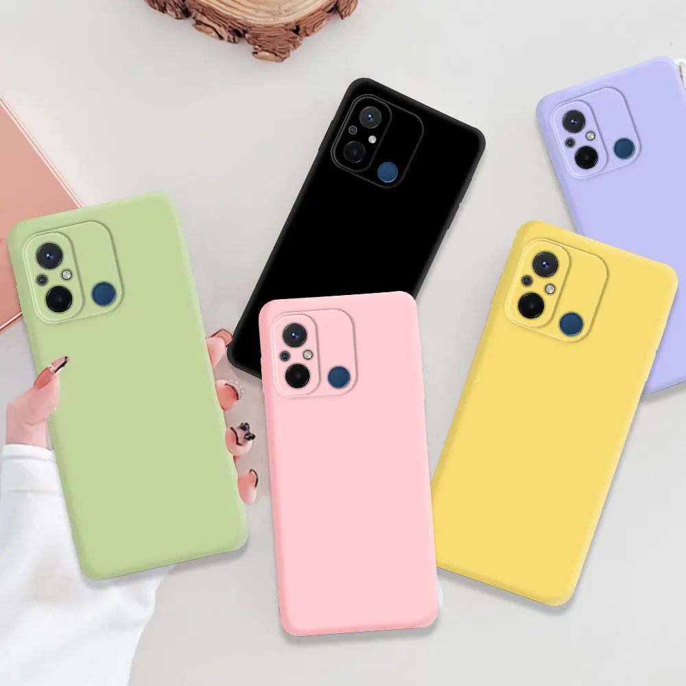 Liquid Soft Silicone TPU Case For Xiaomi Poco M4 M5 M6 X3 X4 NFC X5 F3 F4 GT F5 Pro 5G C50 C51 C55 Back Cover Fundas — view 5