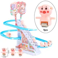Climb Stairs Toy Accs Roller Coaster Toy Accessories for Toddlers Boys Girls 2