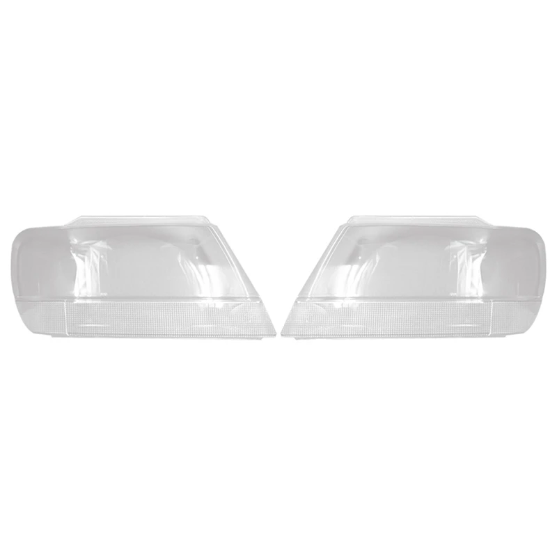 1 Pair Left+right For Jeep Grand Cherokee 19992004 Car Headlight Lens