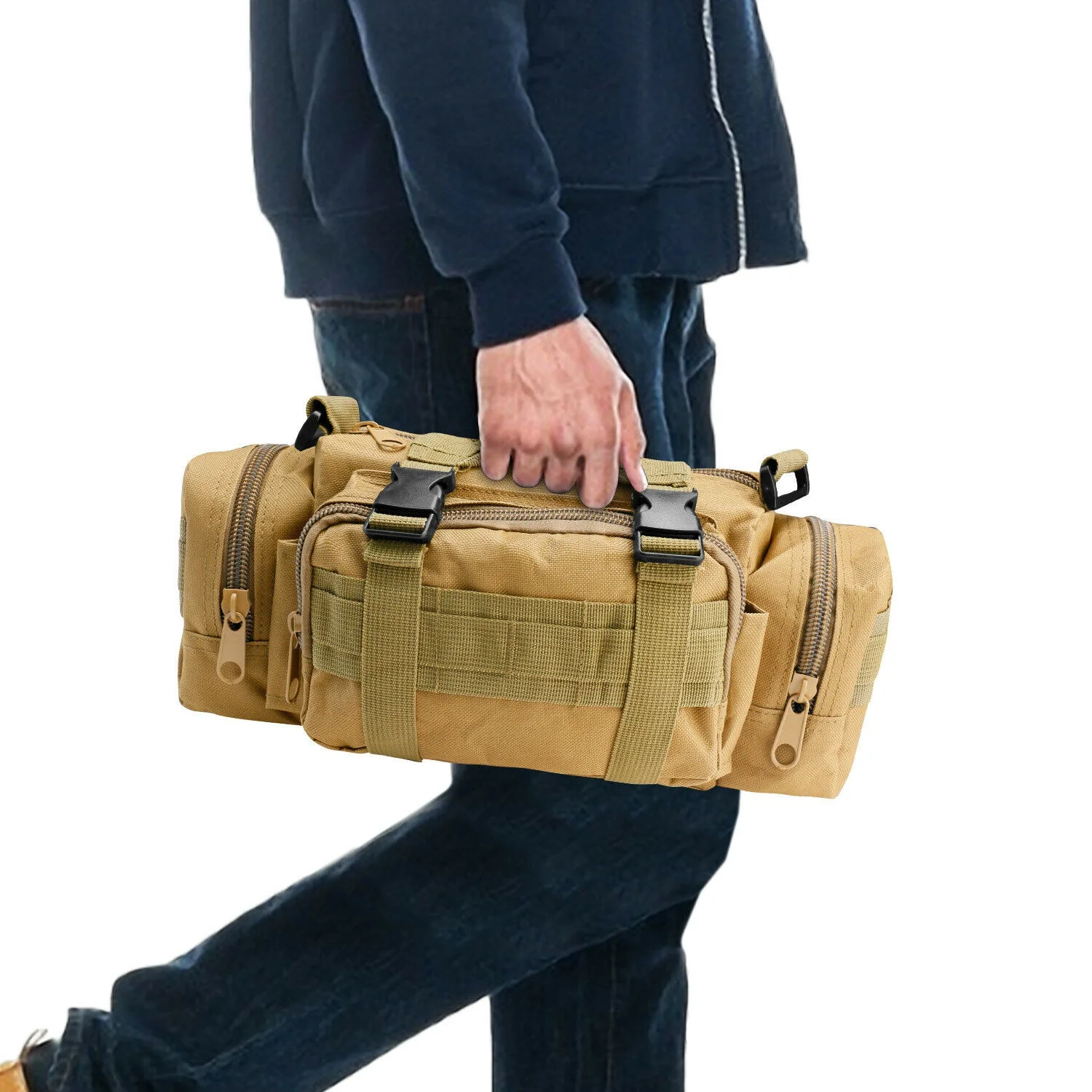 Multi-Functional Waterproof Outdoor Waist and Shoulder Bag
