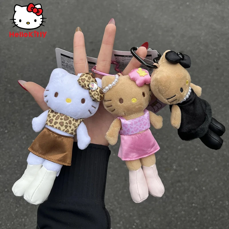 かわいいサンリオ足長ハローキティヒョウ柄かわいいキーホルダー