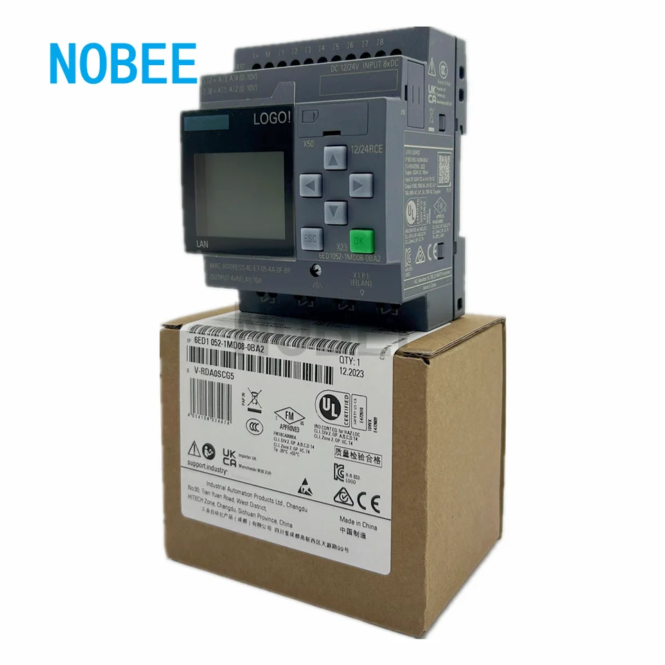 Siemens LOGO! 24RCE – Logikmodul Mit Display, 24V Produktbild-Vorschau 2