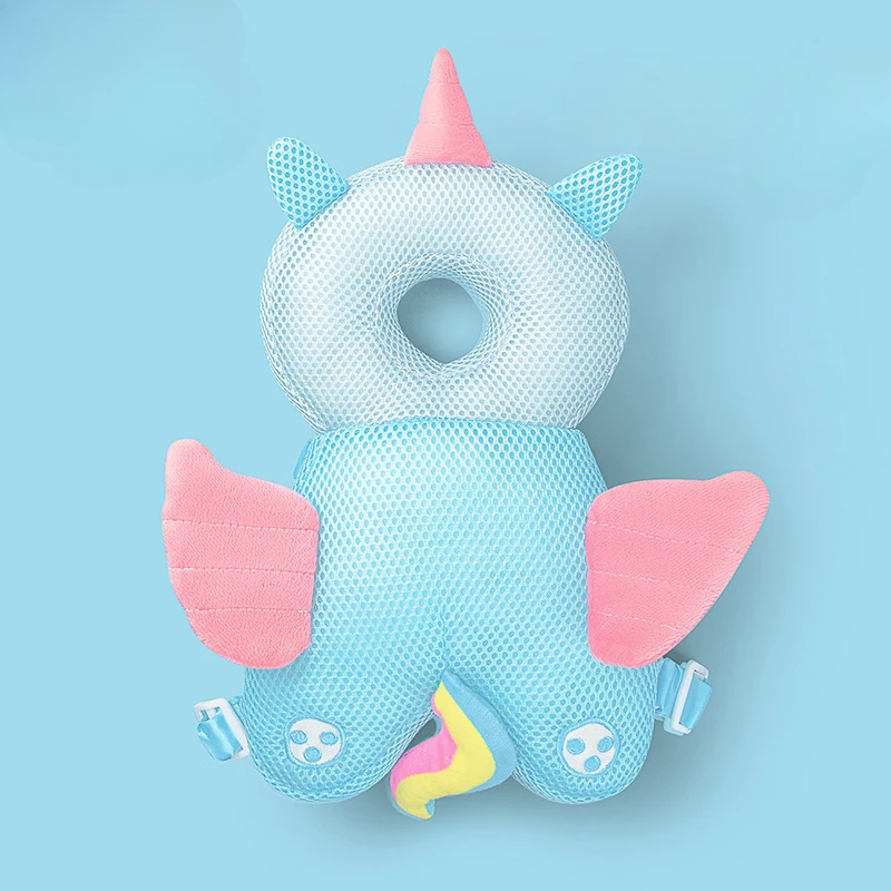 Baby Safety Head Protector Soft PP Cotton Cartoon Toddler Backpack Cushion Infant Child Headgear First Walk Anti Collision