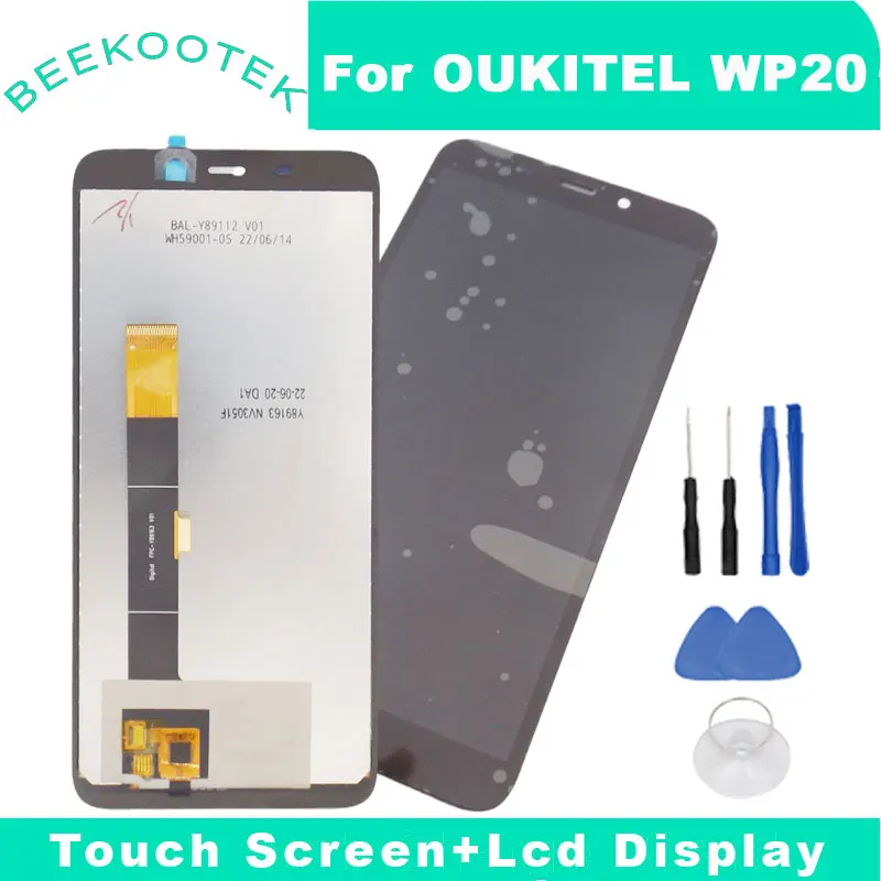 

New Original OUKITEL WP20 LCD Display+Touch Screen Digitizer Repair Replacement Accessories Parts For OUKITEL WP20 Smart Phone