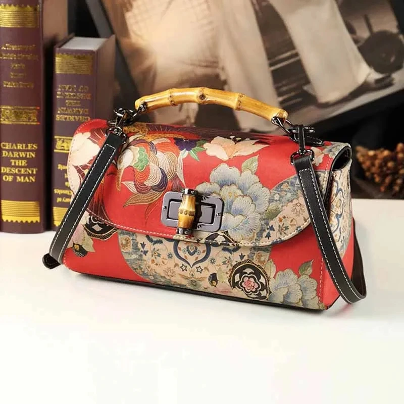

Handbags For Women Ladies Ethnic Travel Hobo Bags Tote With Phoenix Women Chinese Classical Handbags Purse Vintage Clutch Handag