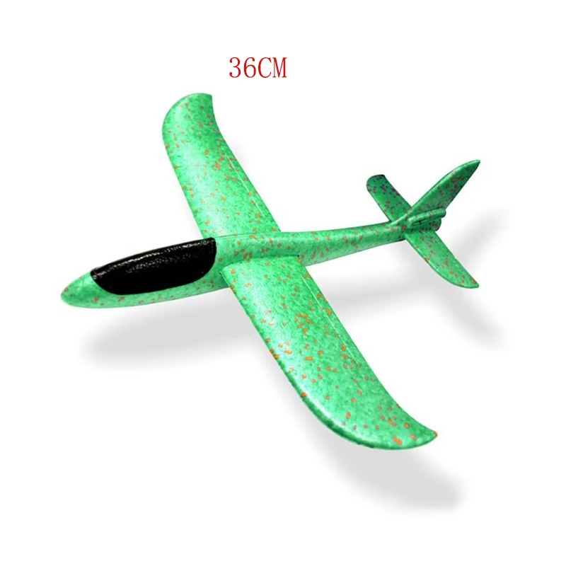 2x Large Foam Glider Planes - 48cm Hand-Thrown Stunt Gliders For Kids Outdoor Play