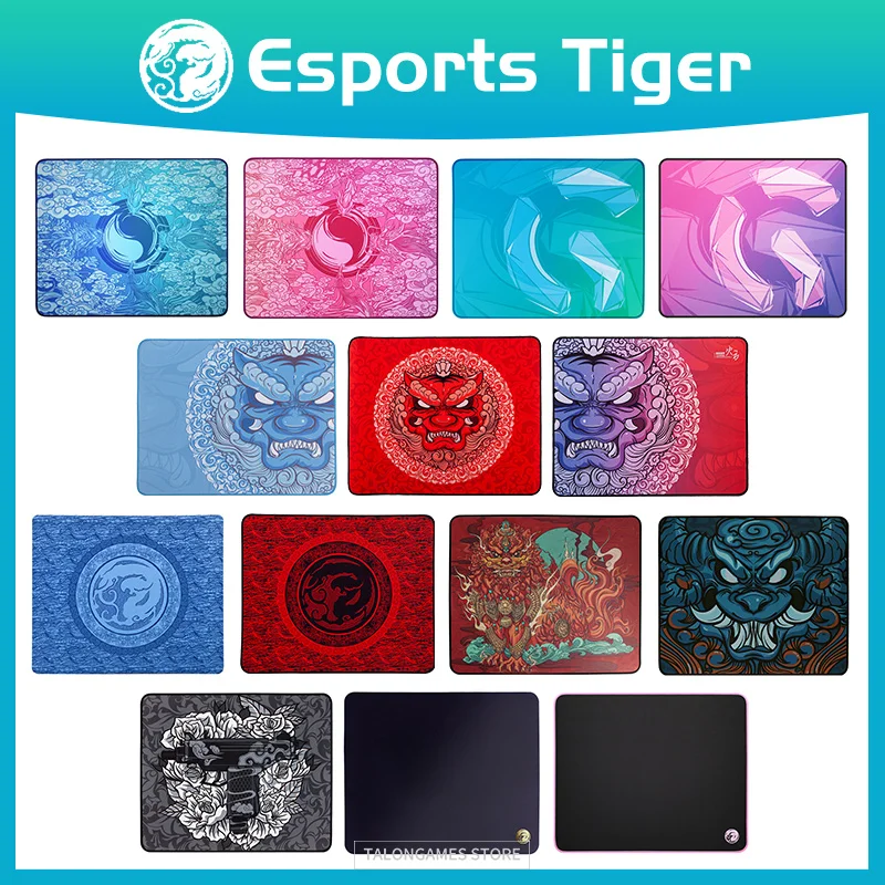 Esptiger-smooth Flexível Gaming Mouse Pad Longteng Lingyun Eba Qinsui s Hemming Gamer Profissional Alta Qualidade