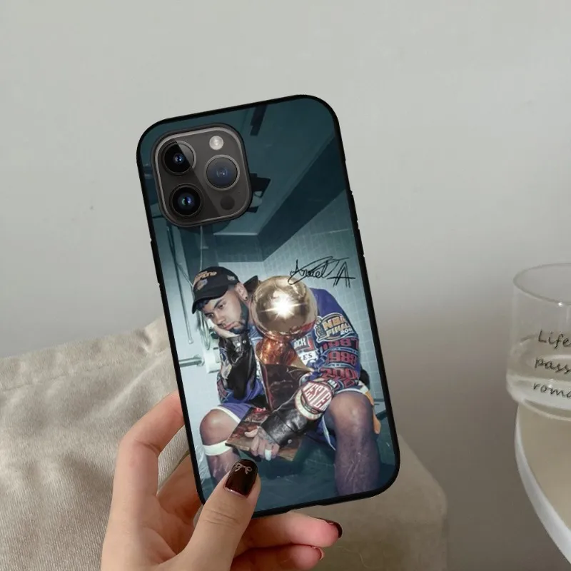 Anuel AA Rappers Black Shockproof Soft Phone Case