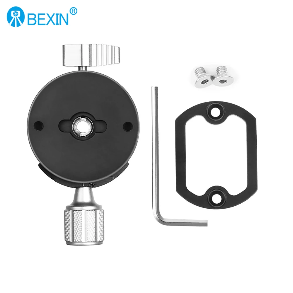 Camera Clamp Camera Tripod Plate Camera Tripod Adapter Camera Mount Plate Tripod Adapter Mount BEXIN QJ-07 360&deg; Rotate Panoramic Shooting Camera Clamp Quick Release Clamp Arca Swiss Tripod Plate Adapter