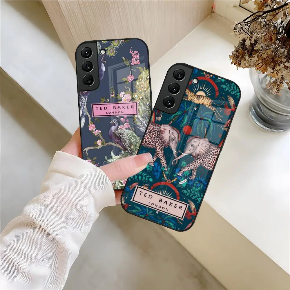 Flower T-TedS Design-Bakers Glass Phone Case - Fashion Brand Collection