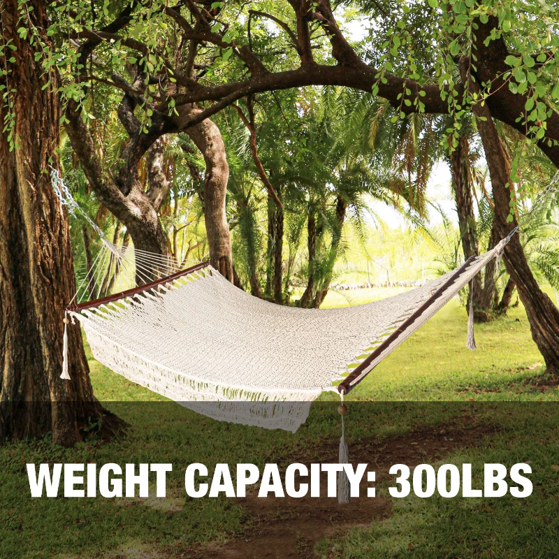 

Bliss Hammocks Island Rope Hammock W/ Spreader Bars, 48-in. Wide, 300 lb. Capacity