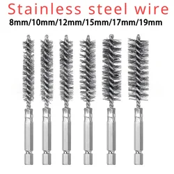 Enhanced Industrial Wire Tube Cleaning Brush for Precision Manufacturing and Polishing (Stainless steel wire)