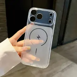 Shockproof Lightning Clear Soft Phone Case for OPPO A98 (Clear White)