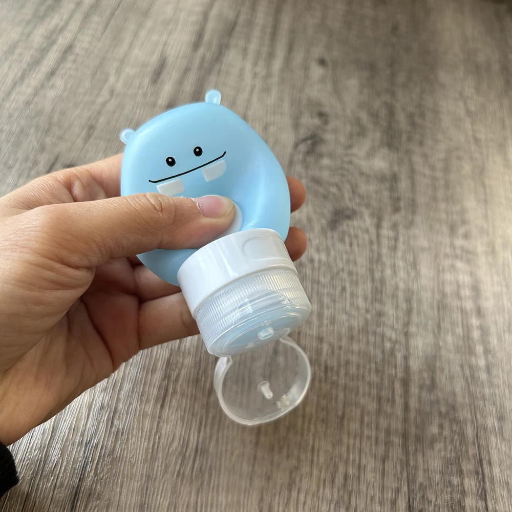 Leak-Proof Silicone Travel Toiletry Bottles - Refillable and Squeezable, BPA-Free